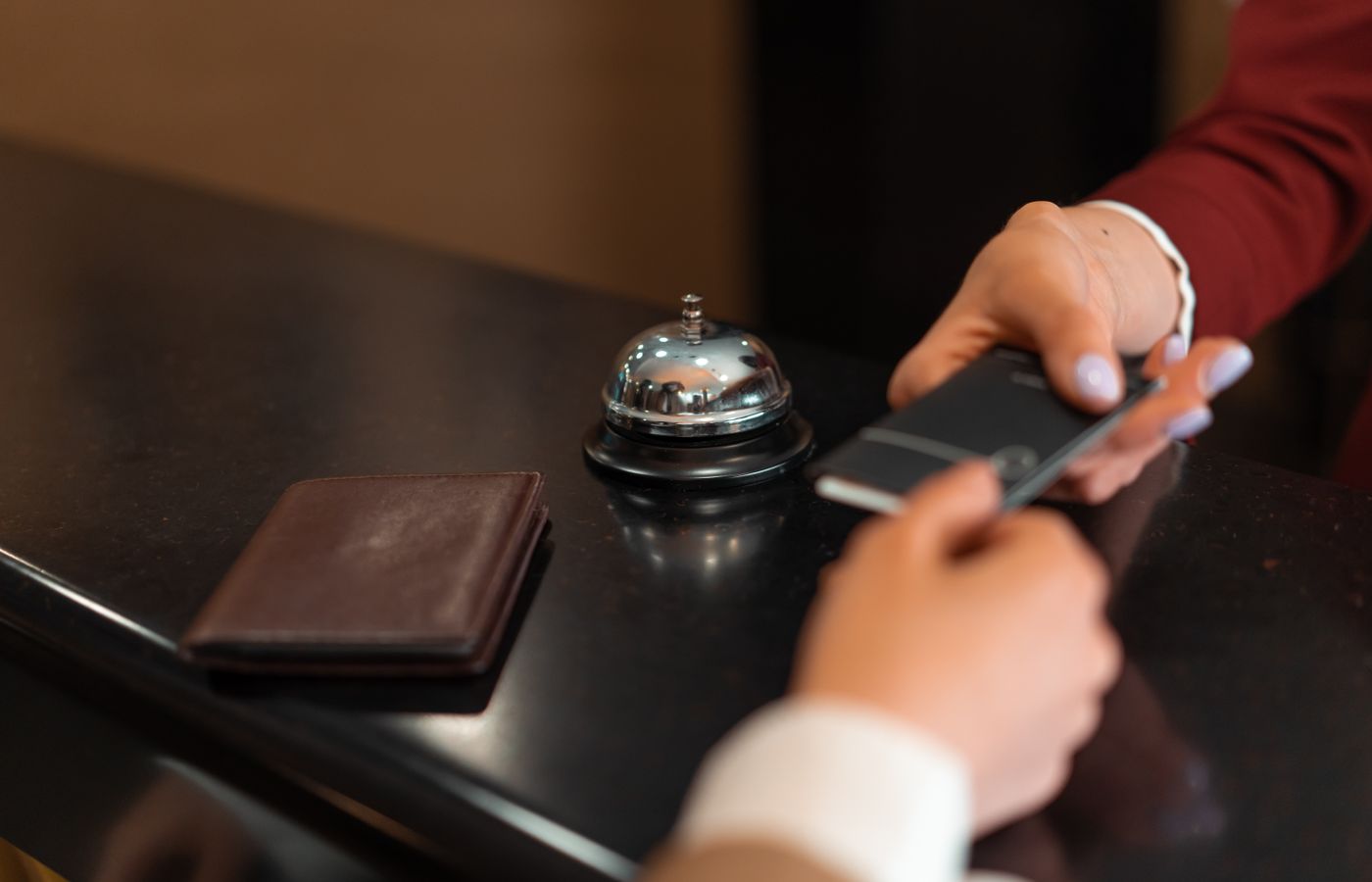 Hotel booking & check-in